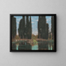 the Cypress Pond at Villa Falconieri - Gerolamo Cairati — framed artwork on a wall
