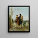 The Return of the Field - Gerolamo Induno — framed artwork on a wall