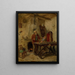 the Madonna - Gerolamo Induno — framed artwork on a wall