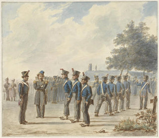 Shooting at the Countryside 1830 - Gerret Jansz van de Poll — artwork view