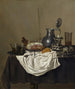 Still life with ham - Gerret Willemsz Heda — artwork view