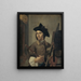 Self-portrait - Gerrit Backhuijzen — framed artwork on a wall
