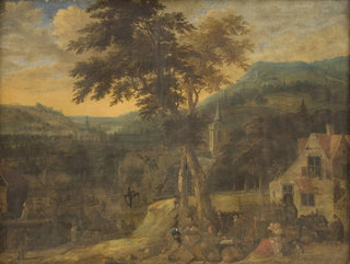 A village festival - Gerrit Battem — artwork view