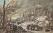 Figures sur un canal gelé - Gerrit Battem — artwork view