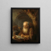 A Hermit - Gerrit Dou — framed artwork on a wall