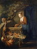 The cleaning woman at the well (case conflict) - Gerrit Dou — artwork view