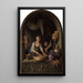 Servante à la fenêtre - Gerrit Dou — framed artwork on a wall