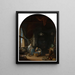 The Young Mother - Gerrit Dou — framed artwork on a wall