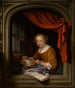 The lacemaker - Gerrit Dou — artwork view