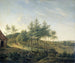 Landscape painting with rolling hills - Gerrit Jan Michalis — artwork view