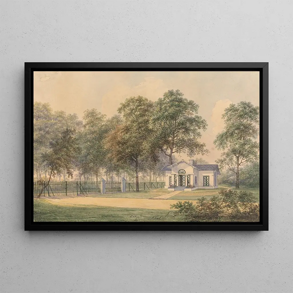Boschbeek Groenendaal Lodge Groenendaal - Gerrit Jan Schouten — framed artwork on a wall