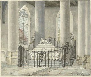 the Catharina Alida van der Dussen Memorial Painting in a church in Culemborg - Gerrit Lamberts — artwork view