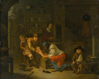 At the apothecary's shop - Gerrit Lundens — artwork view