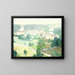 The village of Sannois - Gerrit van Blaaderen — framed artwork on a wall