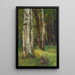 A birch forest - Gertrud Staats — framed artwork on a wall