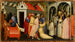 Saint Hugues de Lincoln exorcises a man possessed by the devil - Gherardo Starnina — artwork view