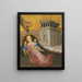 a Saint Francis saving a woman from drowning - Gherardo di Jacopo di Neri — framed artwork on a wall