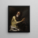 Saint hermit - Giacinto Brandi — framed artwork on a wall