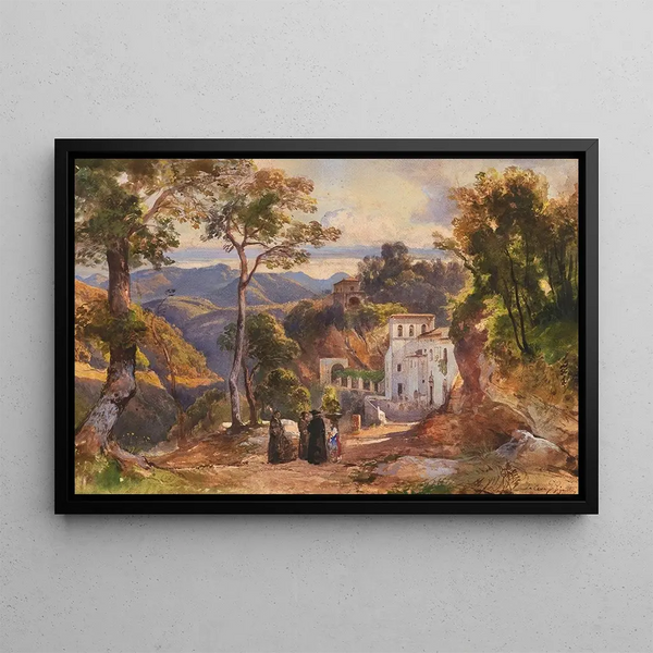 L'Avvocatella Cava dei Tirreni - Giacinto Gigante — framed artwork on a wall