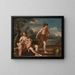 Adam and Eve with Cain and Abel - Giacinto Gimignani — framed artwork on a wall