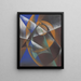 Mercury passing in front of the Sun - Giacomo Balla — framed artwork on a wall