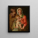 The Virgin and Child with Saint Anne - Giacomo Coppi — framed artwork on a wall