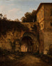 Ruins of the Roman Forum. The S. Bonaventura to Campo Vaccino road. - Giambattista Bassi — artwork view