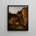 Ruins of the Roman Forum. The S. Bonaventura to Campo Vaccino road. - Giambattista Bassi — framed artwork on a wall
