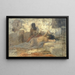 Odalisque - Giambattista Todeschini — framed artwork on a wall