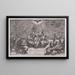 Pentecost Painting - Gian Jacopo Caraglio — framed artwork on a wall