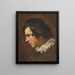 Tête d'un jeune homme de profil - Gian Lorenzo Bernini — framed artwork on a wall