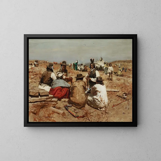Peace Conference - Gilbert Gaul — framed artwork on a wall