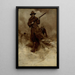 Soldiers of the Spanish-American War in action - Gilbert Gaul — framed artwork on a wall