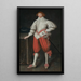 Portrait of a man, perhaps a member of the Poulett family - Gilbert Jackson — framed artwork on a wall