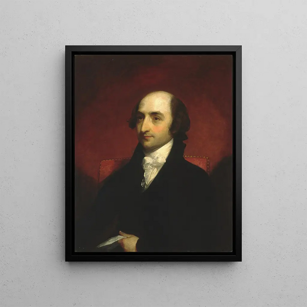 Albert Gallatin - Gilbert Stuart — framed artwork on a wall