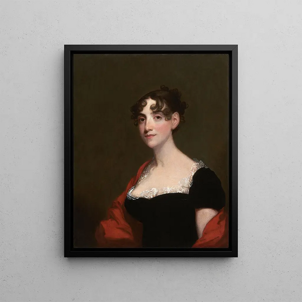 Ann Calvert Stuart Robinson Mme William Robinson - Gilbert Stuart — framed artwork on a wall