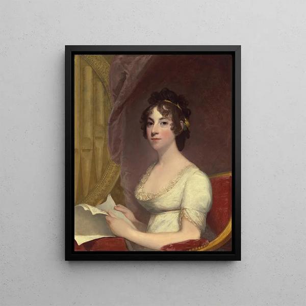 Anna Maria Brodeau Thornton Mme William Thornton - Gilbert Stuart — framed artwork on a wall
