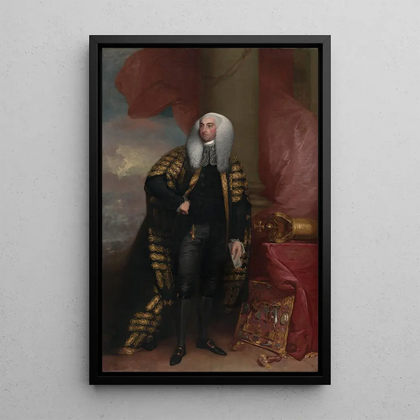 Baron FitzGibbon - Gilbert Stuart — framed artwork on a wall