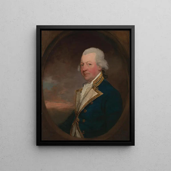 Captain John MacBride - Gilbert Stuart — framed artwork on a wall