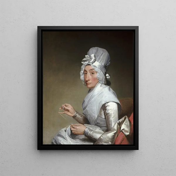 Catherine Brass Yates Mme Richard Yates - Gilbert Stuart — framed artwork on a wall