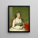 Catherine Yates Pollock Mme George Pollock - Gilbert Stuart — framed artwork on a wall