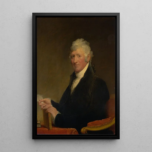 Colonel David Humphreys - Gilbert Stuart — framed artwork on a wall
