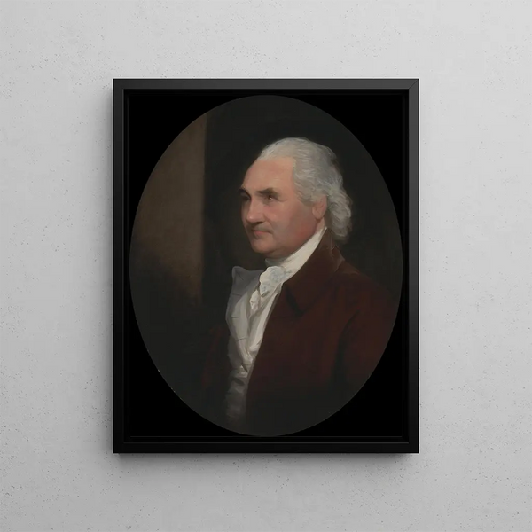 Colonel Isaac Barré - Gilbert Stuart — framed artwork on a wall
