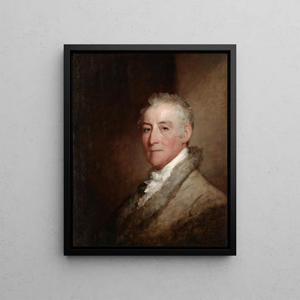 Colonel John Trumbull - Gilbert Stuart — framed artwork on a wall