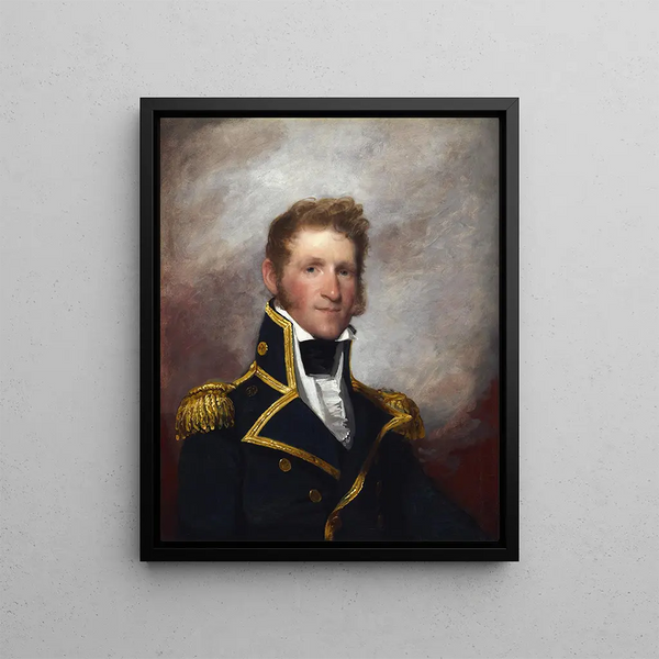 Commodore Thomas Macdonough - Gilbert Stuart — framed artwork on a wall