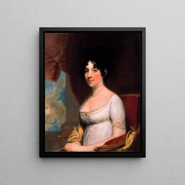 Dolley Payne Madison - Gilbert Stuart — framed artwork on a wall
