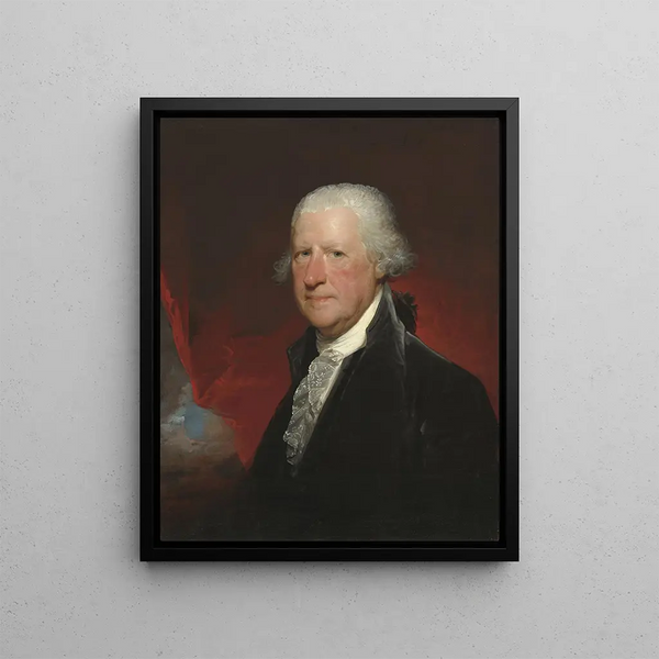 Edward Shippen - Gilbert Stuart — framed artwork on a wall