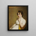 Eleanor Parke Custis Lewis Mme Lawrence Lewis - Gilbert Stuart — framed artwork on a wall