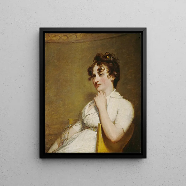 Eleanor Parke Custis Lewis Mme Lawrence Lewis - Gilbert Stuart — framed artwork on a wall