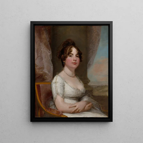 Elizabeth Beltzhoover Mason - Gilbert Stuart — framed artwork on a wall